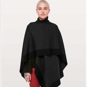 Lululemon Bundle Up wrap. Ruana, poncho, cape